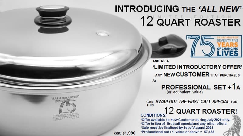 Saladmaster > Our Products > New Limited Edition 8.5 Qt. (8L) Roaster